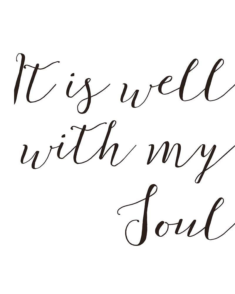 It Is Well Wall Art Instant Download | Etsy