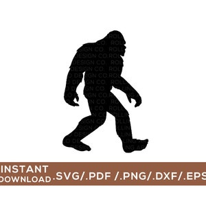 Bigfoot / Digital Cut File / svg, png, dxf, pdf, eps
