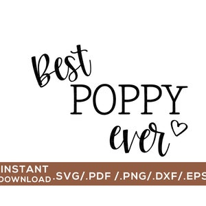 Bester Mohn aller Zeiten / Digital geschnittene Datei / svg, png, dxf, pdf, eps