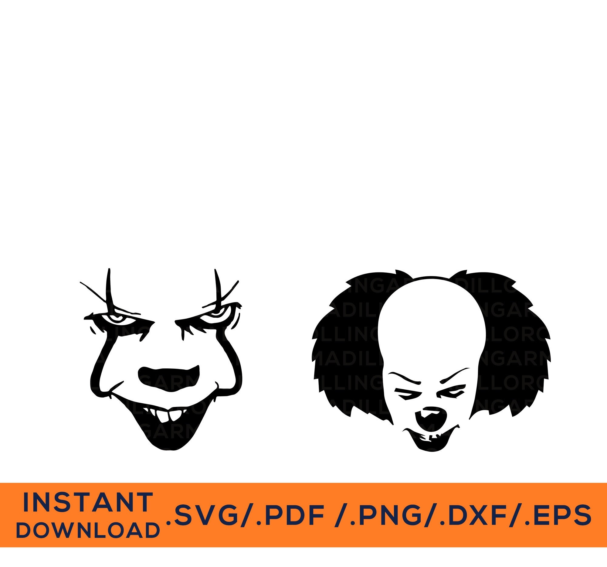 IT / Pennywise / Digital Cut File / Svg Png Dxf Pdf Eps | Etsy Canada