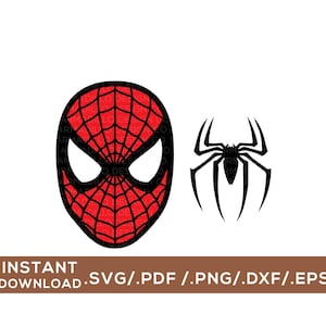 Spiderman / Digital Cut File / svg, png, dxf, pdf, eps