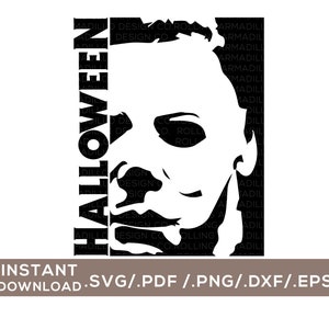 Halloween / Michael Myers / Digital Cut File / svg, png, dxf, pdf, eps