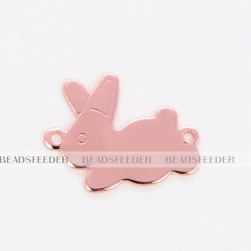 6pcs Mini Butterfly Rabbit Connector Brass Space Etsy