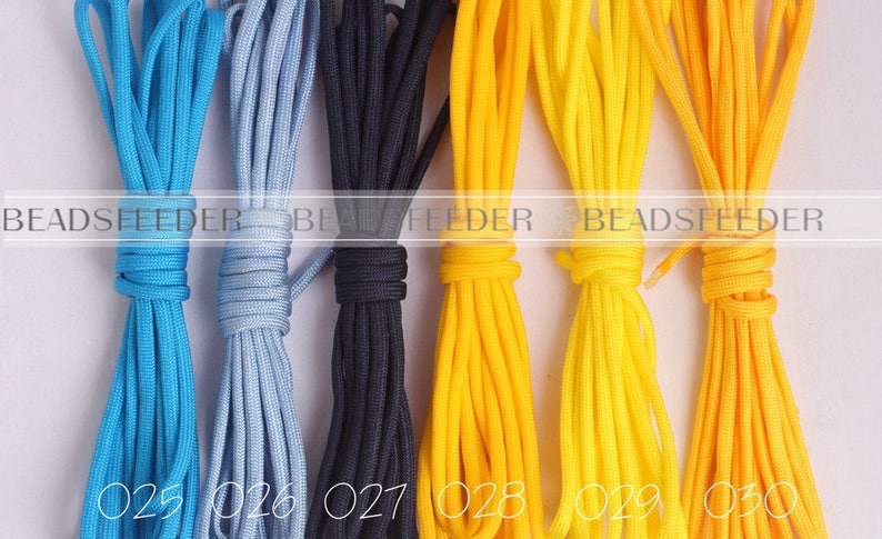 thickness 3.5-3.8mm 3.5 meters 350lb paracord ideal to make paracord bracelet 1 strand 7 strand parachute cord