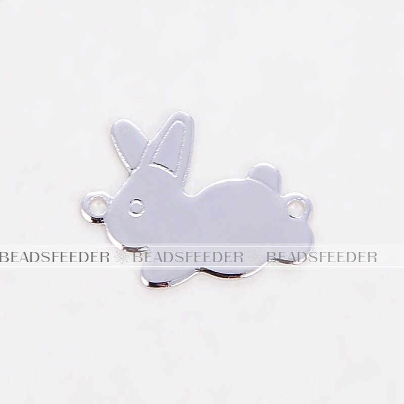 6pcs Mini Butterfly Rabbit Connector Brass Space Etsy