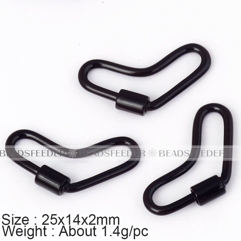 Heat Jewelry Findings Clasp Supplies Metal brass Screw Clasps Accessories For Luxury Hanging Chains Pendant 25x14mm,1pc