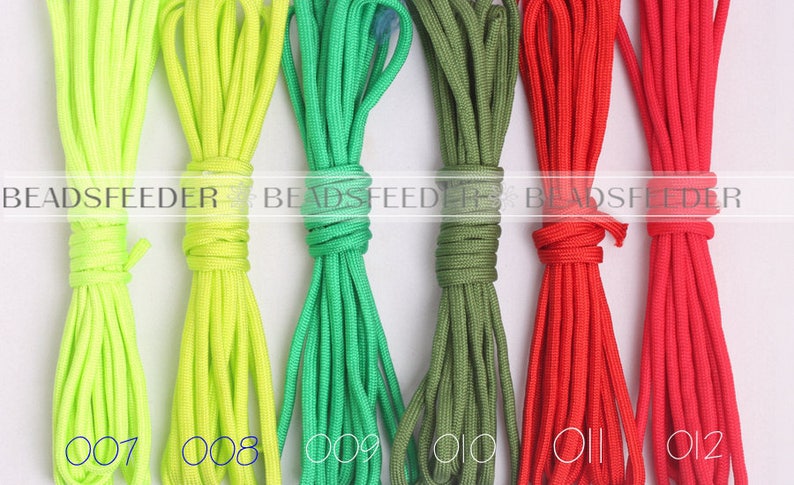 thickness 3.5-3.8mm 3.5 meters 350lb paracord ideal to make paracord bracelet 1 strand 7 strand parachute cord