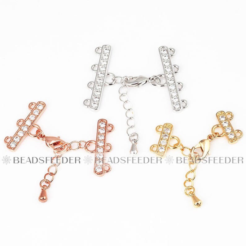 Twin Loops Triple Loops Lobster Clasp for Bracelet Necklacecz Etsy