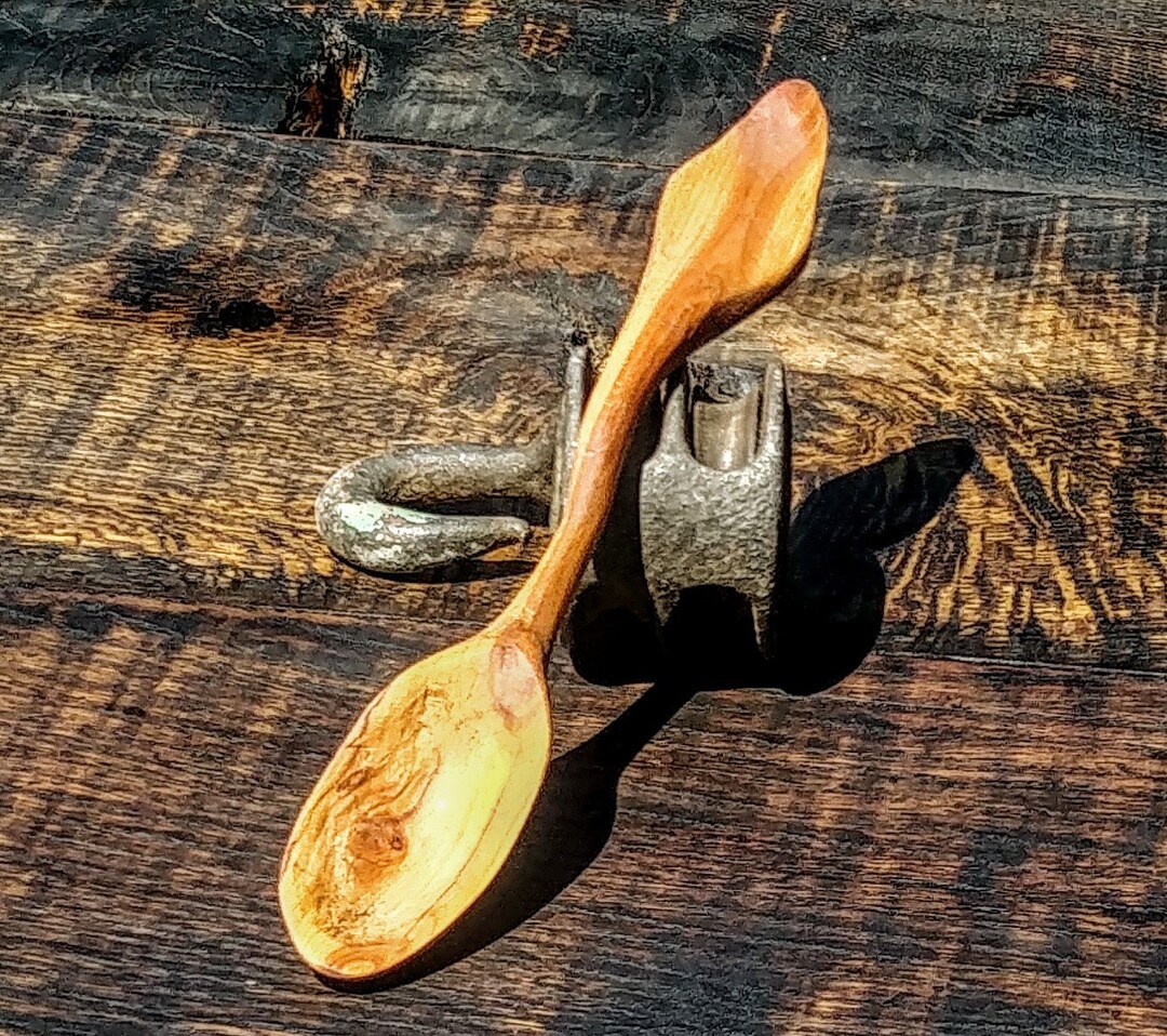Handmade Serving Spoon Small Serving Spoon Cherry Wood Etsy