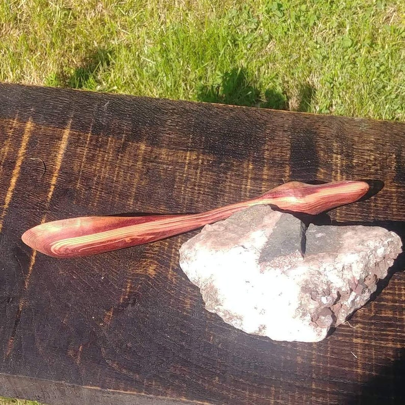 Small Redwood Serving Spoon