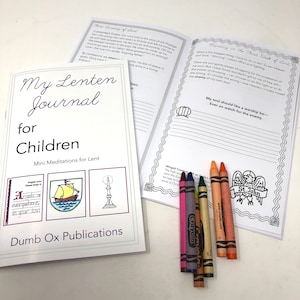 Diario de Cuaresma para Niños Devociones Católicas Meditaciones Simbolismo