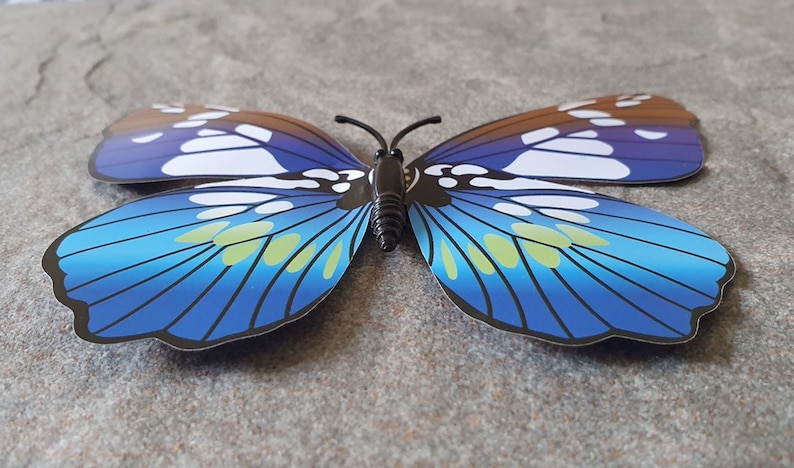Wall Butterfly Butterfly Art Decal Butterfly Home Decor PVC Butterflies 12 3D Blue Mix Wall Murals Stick Ons. Art Decal