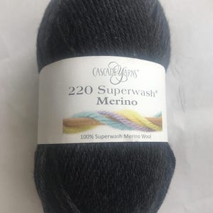 1 ball Cascade 220 Superwash 100% wool