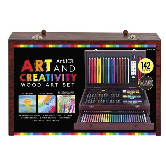 Art Pencils Box Art Supply Storage Crayons Set Art Pencil Box Art101 Art Supply Organizer Art Supplies Kit Art Supplies Box Art 101