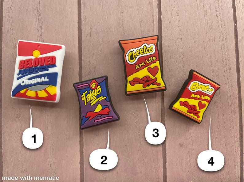 TAKIS Jibbitz Hot Cheetos Jibbitz Sunflower Seed Jibbitz Etsy