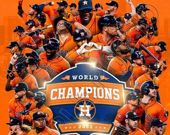 2022 Houston Astros World Series Champions 8x10 Team Photo Composite Poster