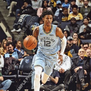 Memphis Grizzlies JA MORANT Authentic 8x10 Photo #2