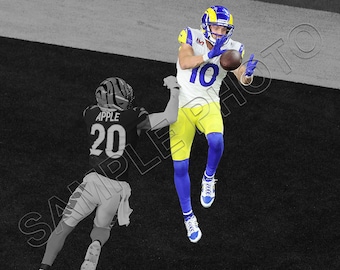 Cooper Kupp Catches Game Winning Pass Super Bowl 56 LVI 8X10 Spotlight Photo