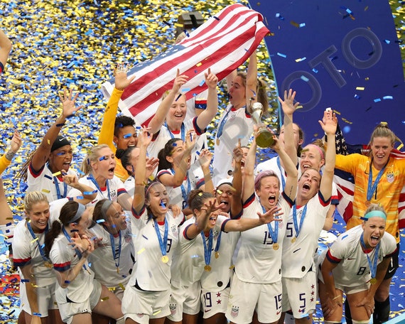 USA Women's Soccer Team USNWT 11x14 Photo 2019 FIFA World Cup