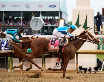 Mage 2023 Kentucky Derby Champion 8X10 Photo Javier Castellano Up