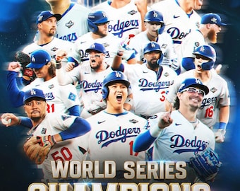 2025 Los Angeles Dodgers World Series Champions 8x10 Composite Photo