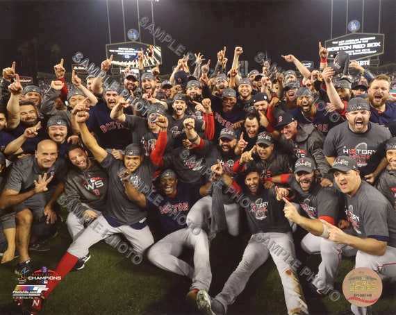 Boston Red Sox Celebrate 2018 World Series Champions Authentic 