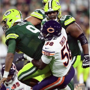 Roquan Smith Chicago Bears Authentic Original 8x10 Action Photo