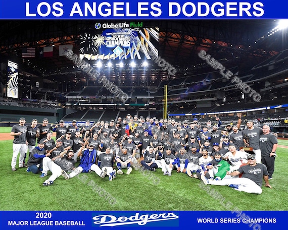 Los Angeles Dodgers Celebrate 2020 World Series Champions 16 X 