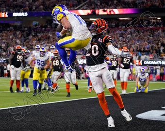 Cooper Kupp Catches Game Winning TD Super Bowl LA Rams Champions 8X10 Photo