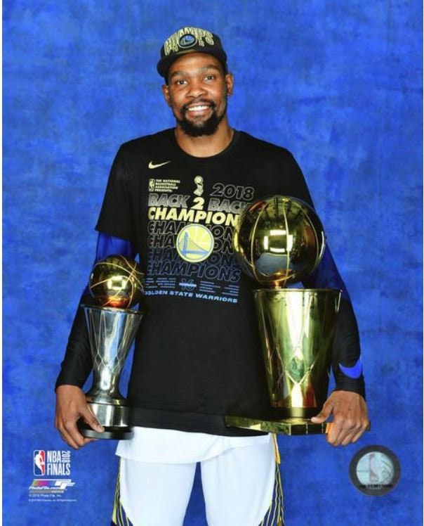 Kevin Durant 2018 Golden State Warriors NBA Champions Finals MVP