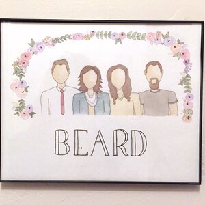 Jane Portrait - Custom Family Watercolor