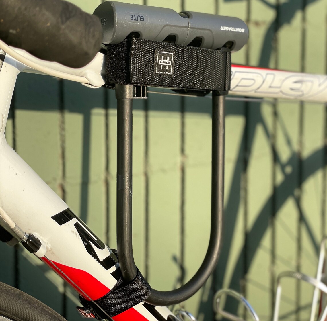 BIKE LOCK HOLDER the Huldit for U Locks Etsy Norway
