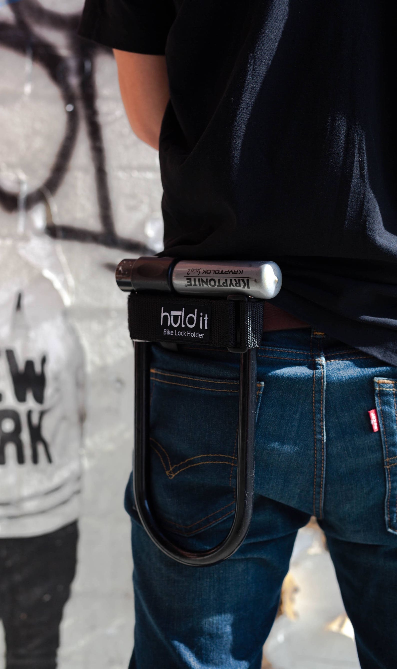 BIKE LOCK HOLDER the Huldit for U Locks Etsy