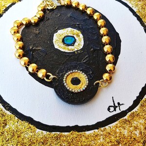 Choker. Evil eye choker. Evil eye jewelry. Gift for her.