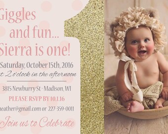 First Birthday Invitation