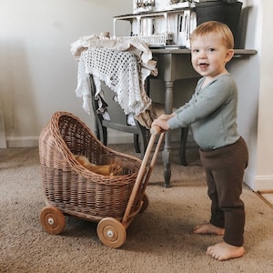籐製ベビーカー、人形用ベビーカー、写真撮影用小道具、幼児、新生児用カメラマン、人形用乳母車、トロリー、車輪付きベビールームおもちゃ