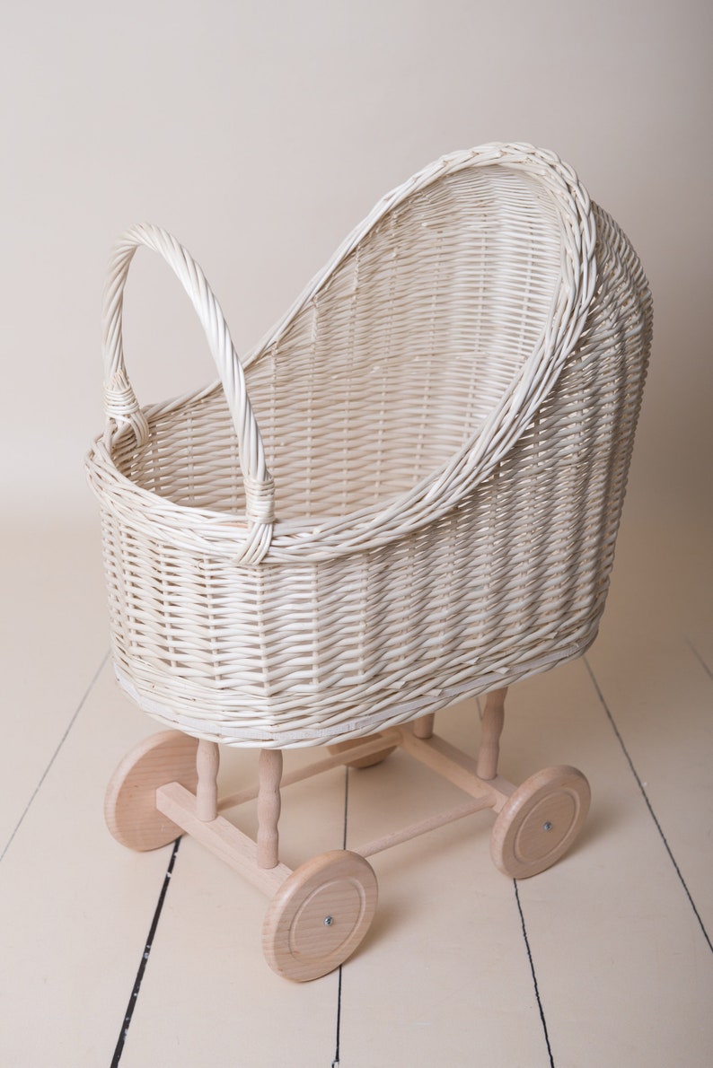 Wicker Baby Carriages Stroller for Dolls Photo Props Etsy
