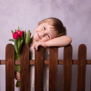 Wooden fence photo prop – photoshoot decoration for newborns, babies and toddlers