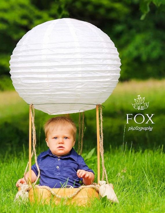 Real Hot Air Balloon Photography Prop Newborn Baby Photo Etsy
