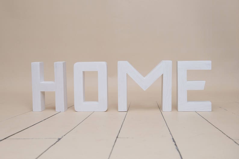 Wooden 3D Letters Home Decoration Wedding Table Bookcase Bookstand Shelf Stand Sign LOVE Ornament Wood Rustic Home Decor