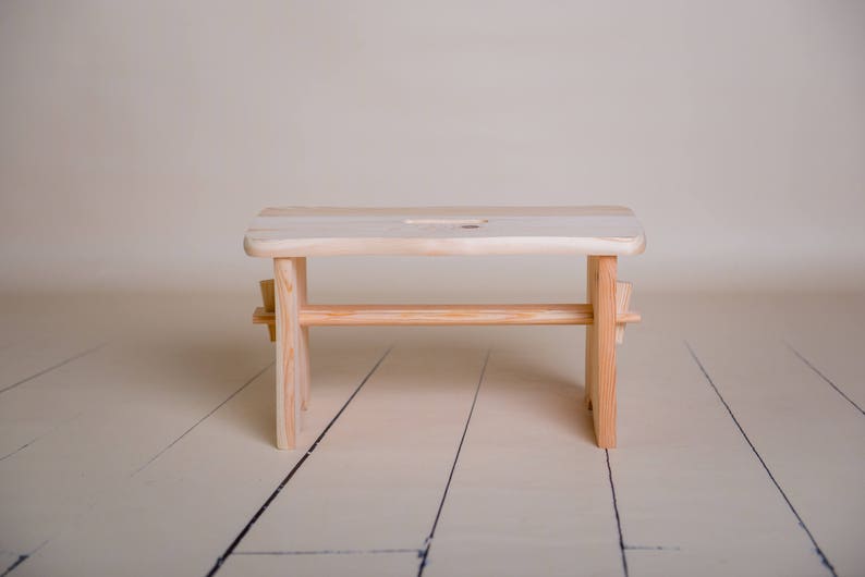 Wood Stool Photography Prop Baby Toddlers Children Photographer, Sitter Photo Prop, Nursery Decor, Baby Studio Props ANY COLORS image 7