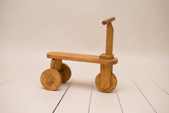 wooden toddler bike