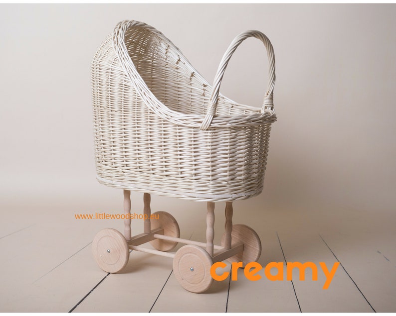 Wicker Baby Carriages Stroller for Dolls Photo Props Etsy