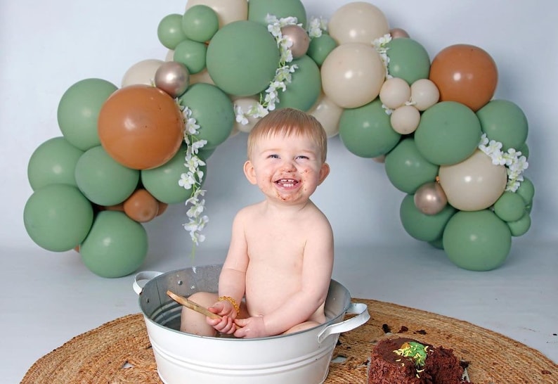 Metal Washtub Perfect for Newborn Baby Photographer image 1