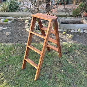 Rustic Wood Ladder Photography Prop: Baby & Toddler Photoshoot Decor