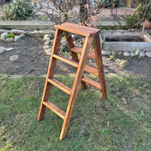 Accessoires de photographie d'échelle, tout-petit, photographe de bébé, déco échelle en bois, cintre, vintage, décoration d'intérieur en bois rustique, couleurs