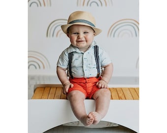 Curved Bench Photography Prop: Newborn Toddler Photo Shoot Furniture