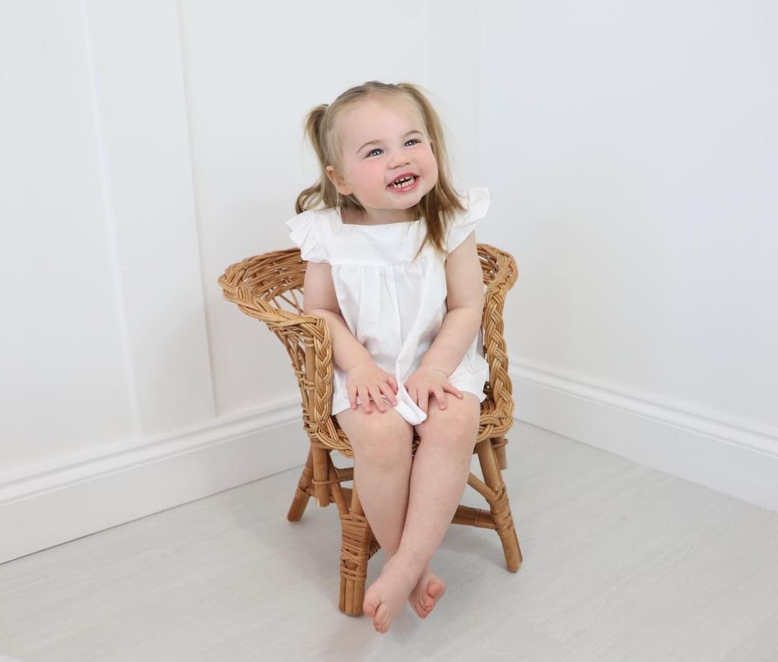Wicker Baby Chair Willow Seat Photography Props Toddler and - Etsy