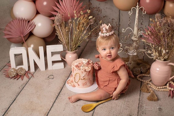 Sign One Photography Props Kinder Party Decor First Birthday