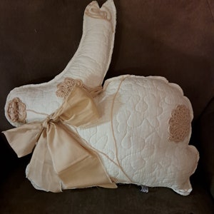 Antiek Quilt Bunny Kussen, Vintage Quilt Bunny Kussen, Boerderij Quilt Bunny Kussen, Paashaas Kussen